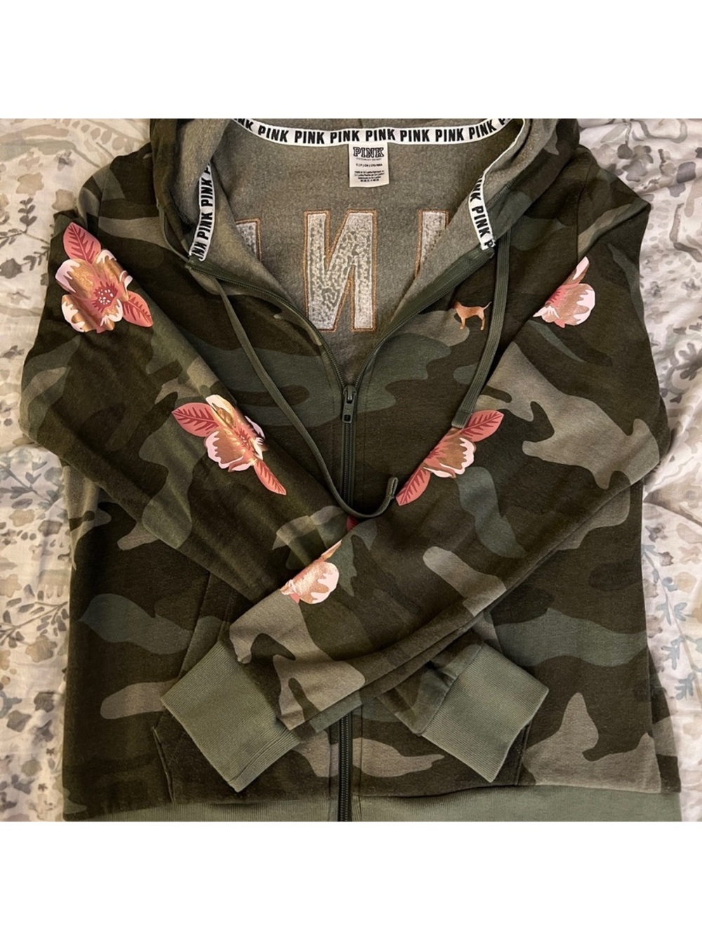 VS PINK Camo Bling Hoodie